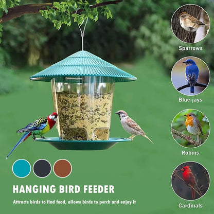 Hanging Bird Feeder – Outdoor Seed Dispenser