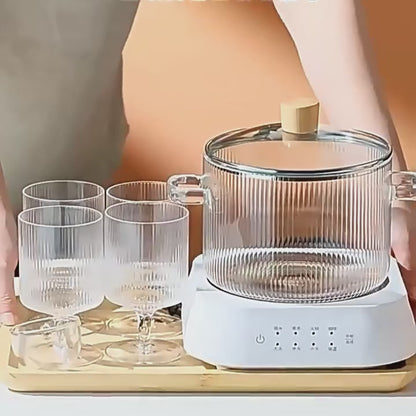 Glass Cooking Pot with Lid