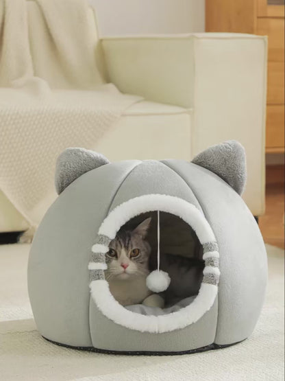 Cozy Cat Cave Bed