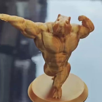 Muscle Capybara Figurine